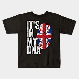 IT'S IN MY DNA British Flag England UK Britain Union Jack Kids T-Shirt